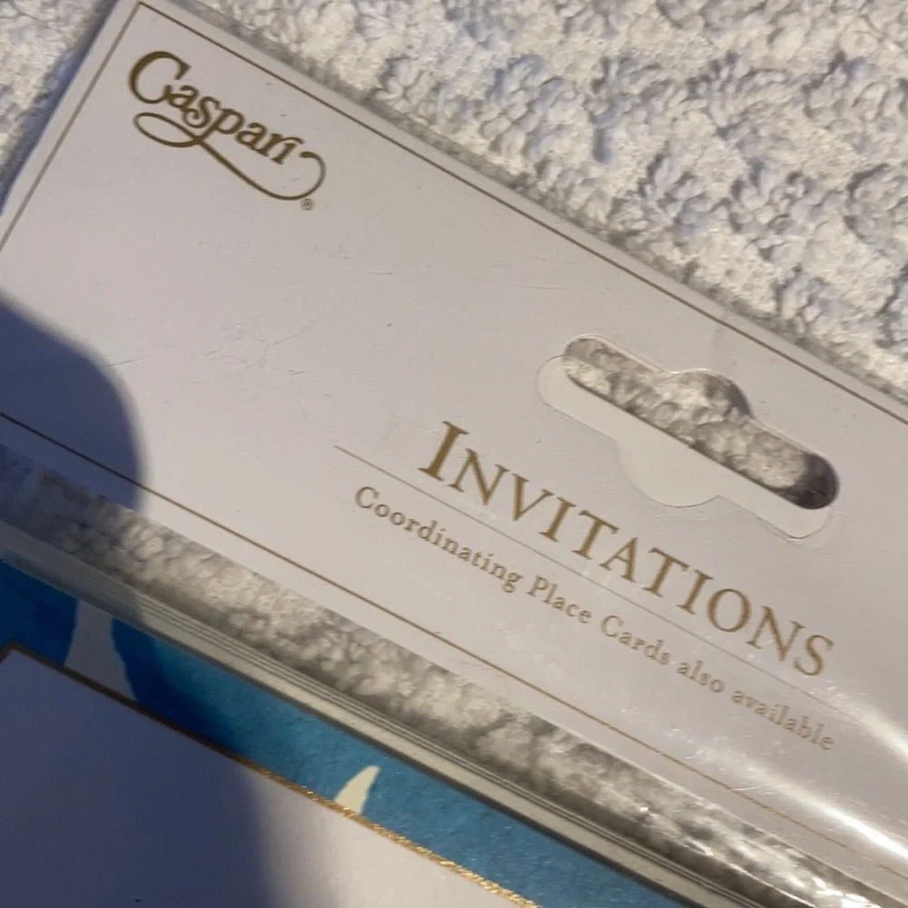 Bundle of cards invitations placecards guest book
